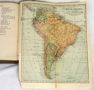 Fold-out map of South America